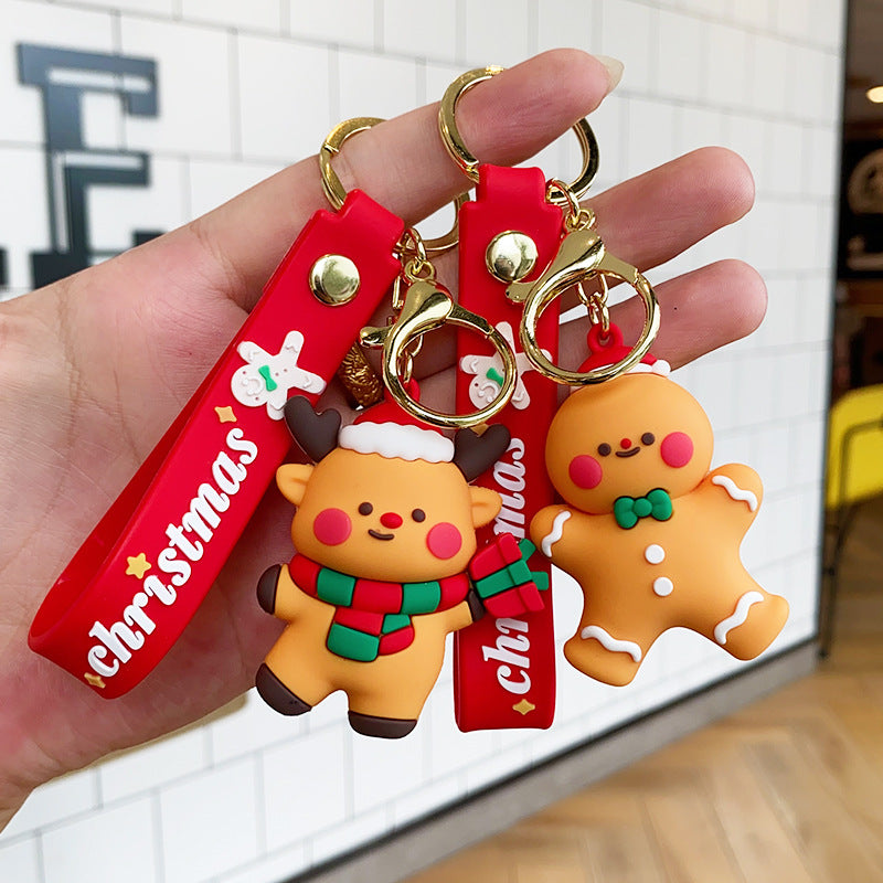 Wholesale Christmas Soft Rubber Keychains